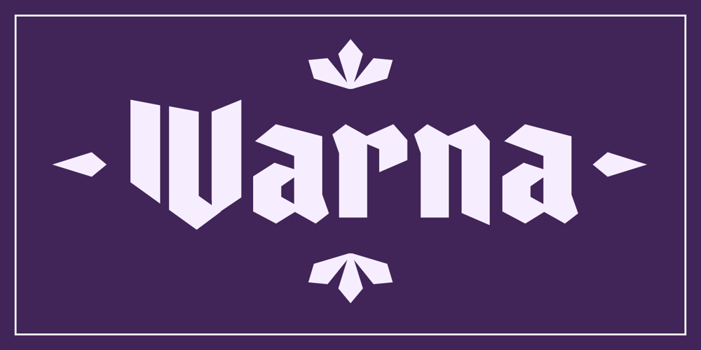 Varna font