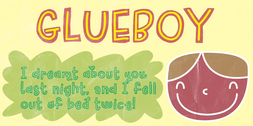 Glueboy font