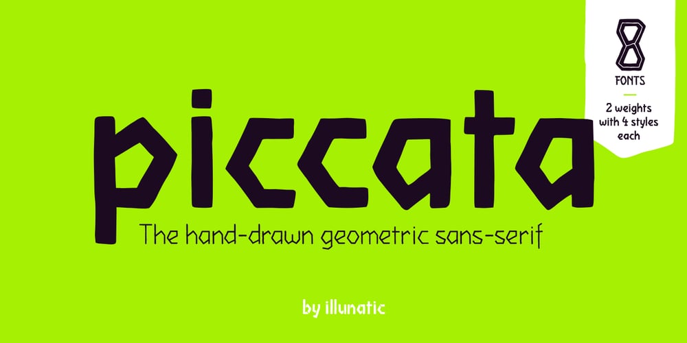 Piccata font