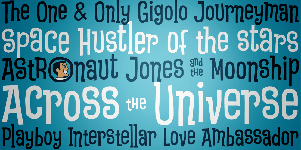 Astronaut Jones font