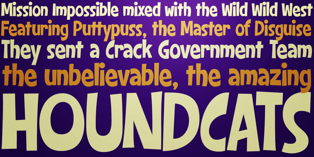 Houndcats PB font