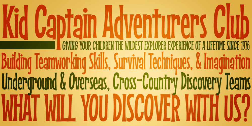 Kid Captain PB font