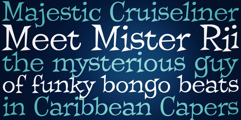 Mister Rii PB font