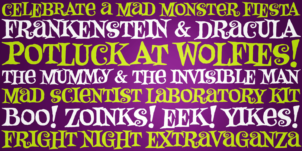 Monster Fiesta PB font