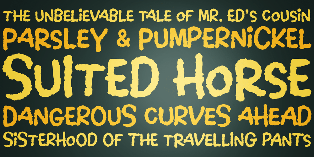 Suited Horse PB font