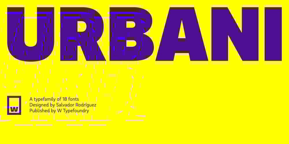 Urbani font