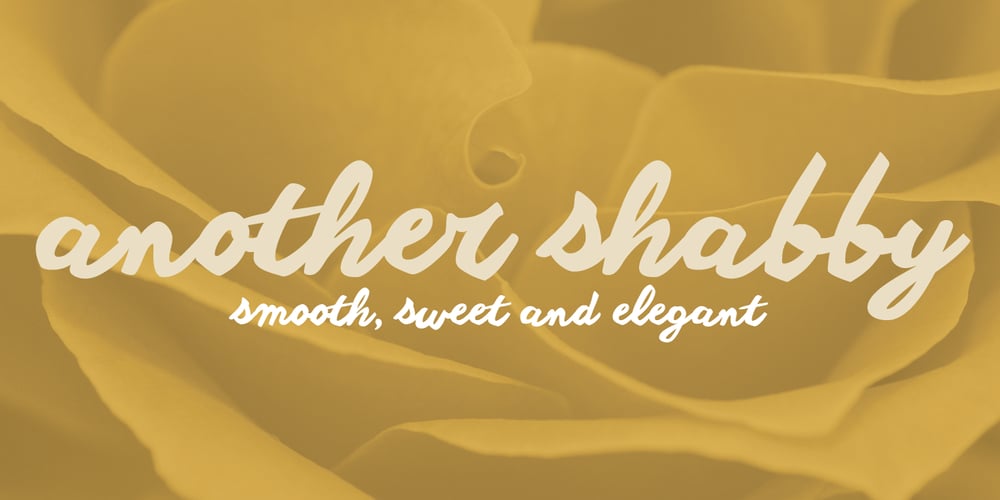 Another Shabby font