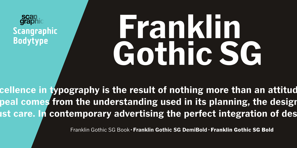 Franklin Gothic SG font