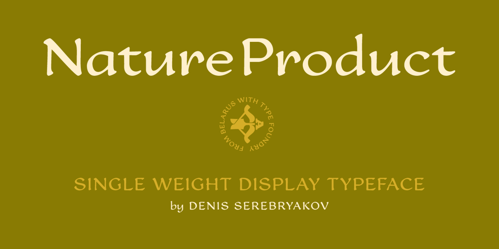 Nature Product font