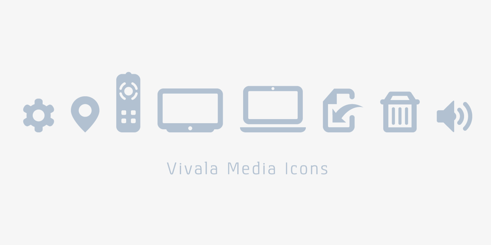 Vivala Media Icons font