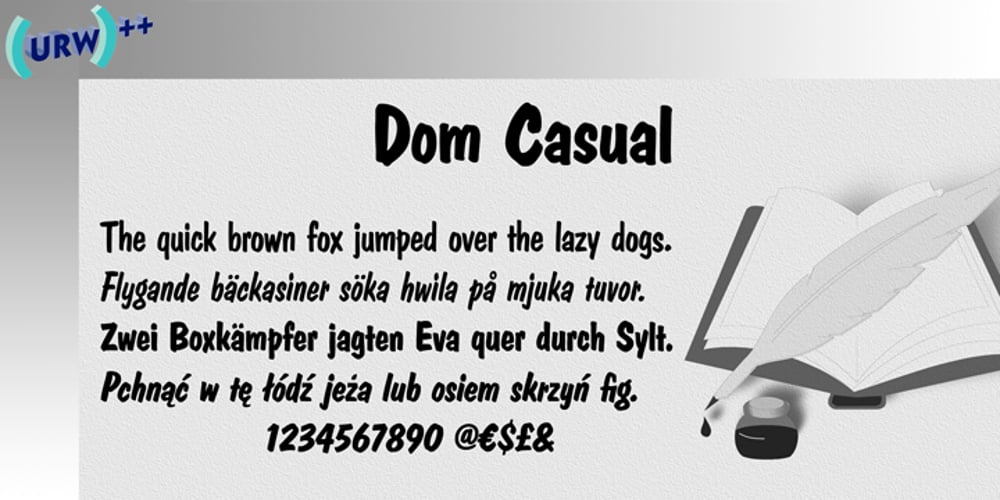 Dom Casual font