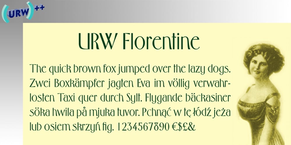 Florentine font