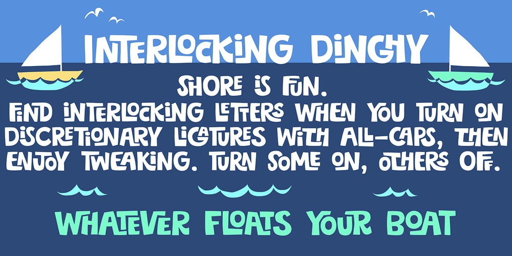 Dinghy font
