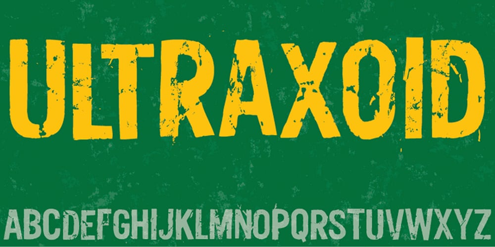 Ultraxoid font