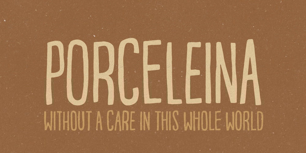 Porceleina font