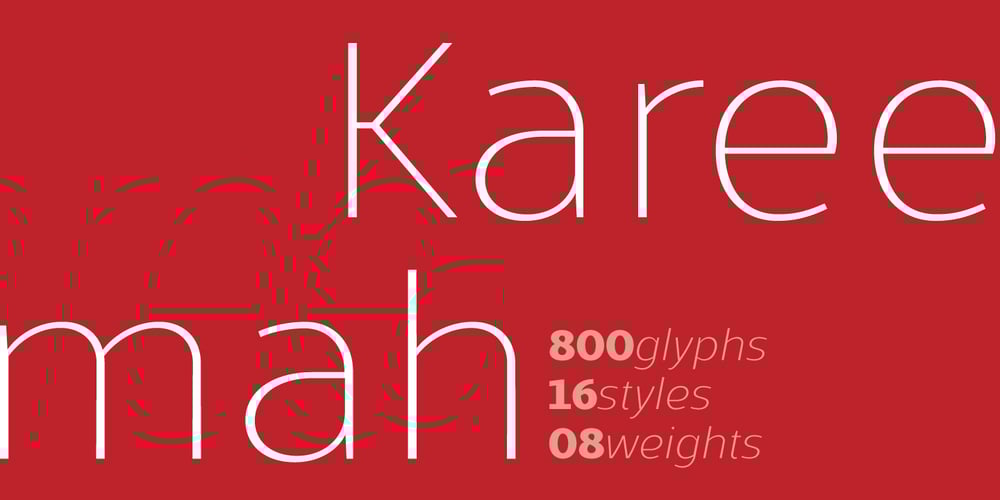 Kareemah font