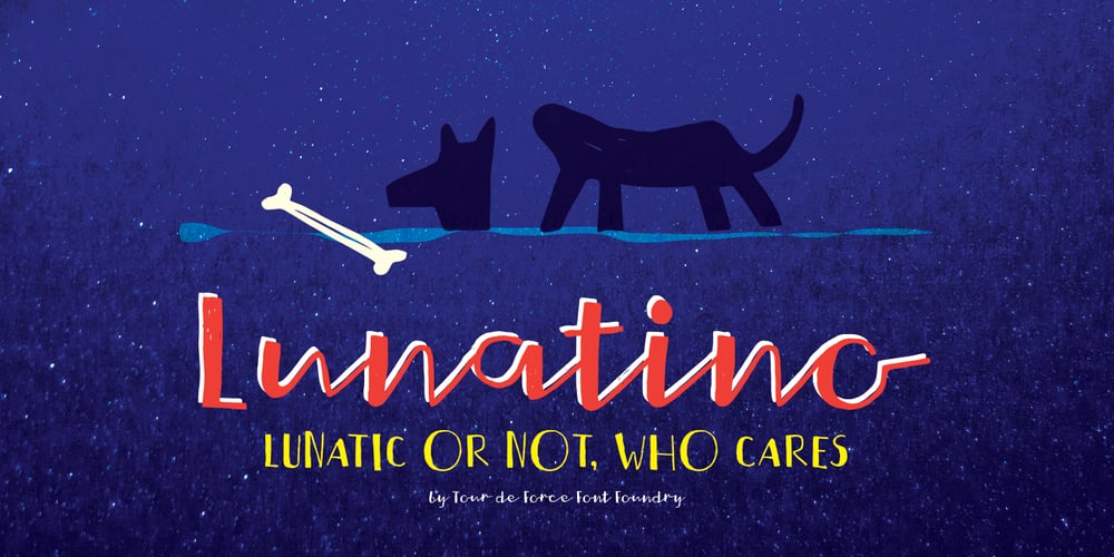 Lunatino font