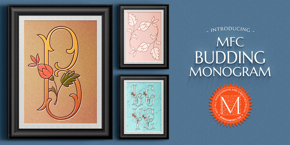 MFC Budding Monogram font