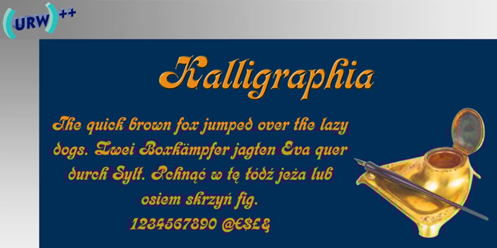 Kalligraphia font