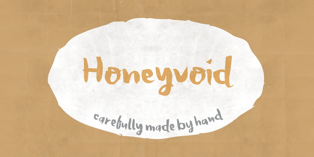 Honeyvoid font