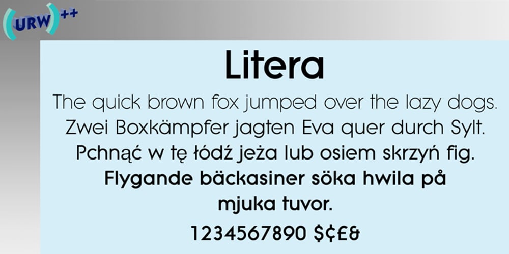 Litera font