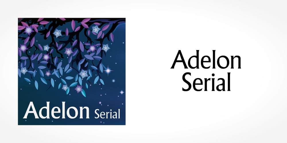 Adelon Serial font