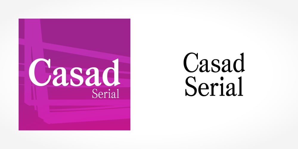 Casad Serial font