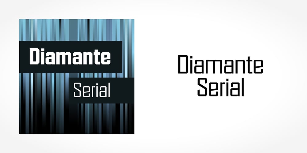 Diamante Serial font