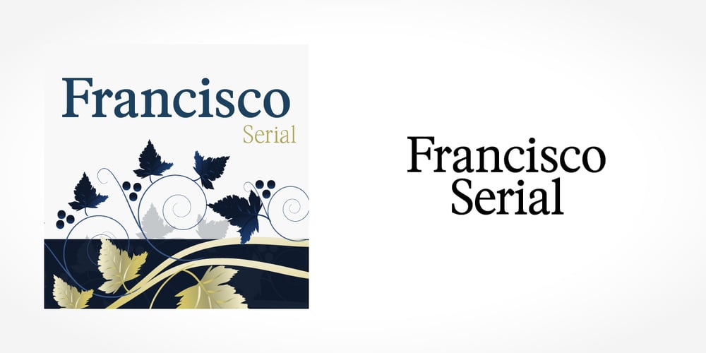 Francisco Serial font