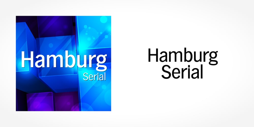 Hamburg Serial font