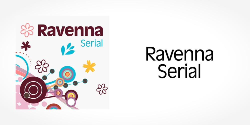 Ravenna Serial font