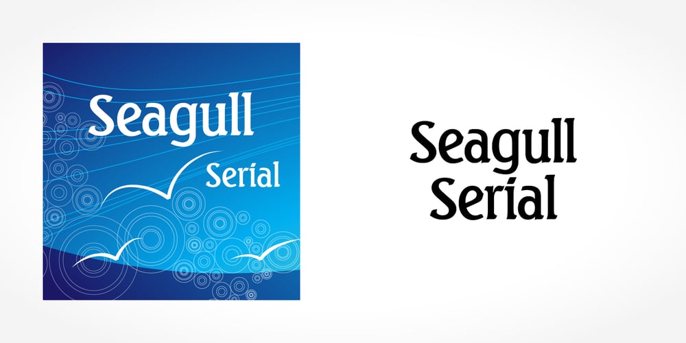 Seagull Serial font
