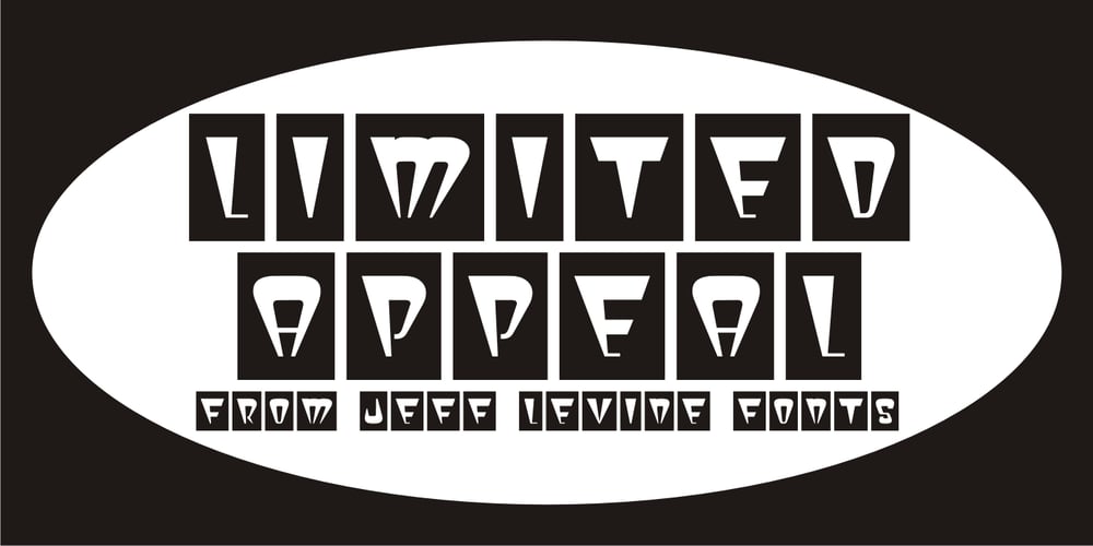 Limited Appeal JNL font