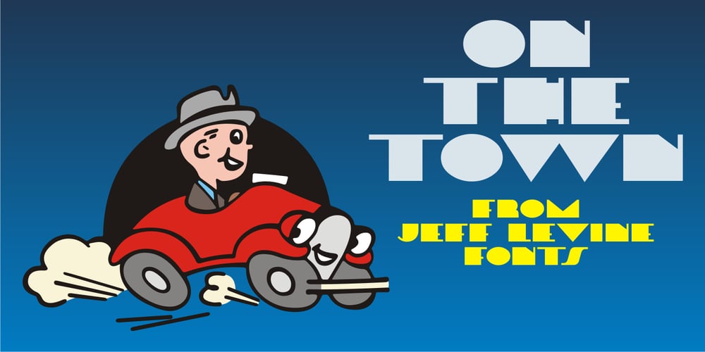 On The Town JNL font