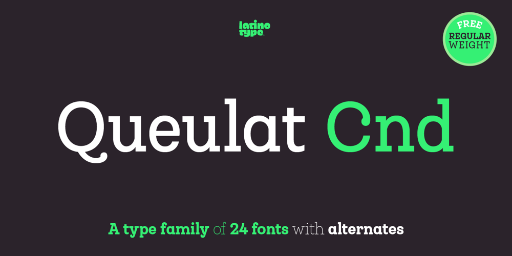 Queulat Condensed font