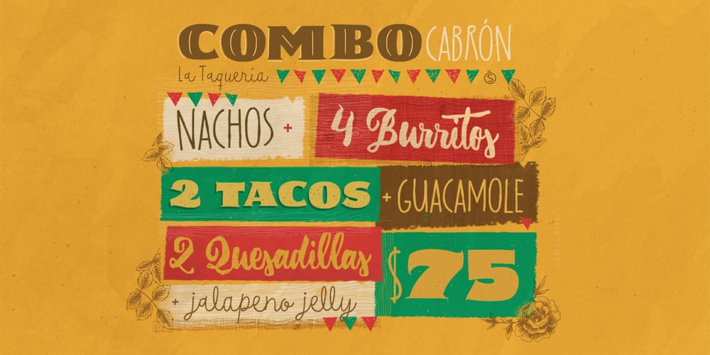 La Taqueria font