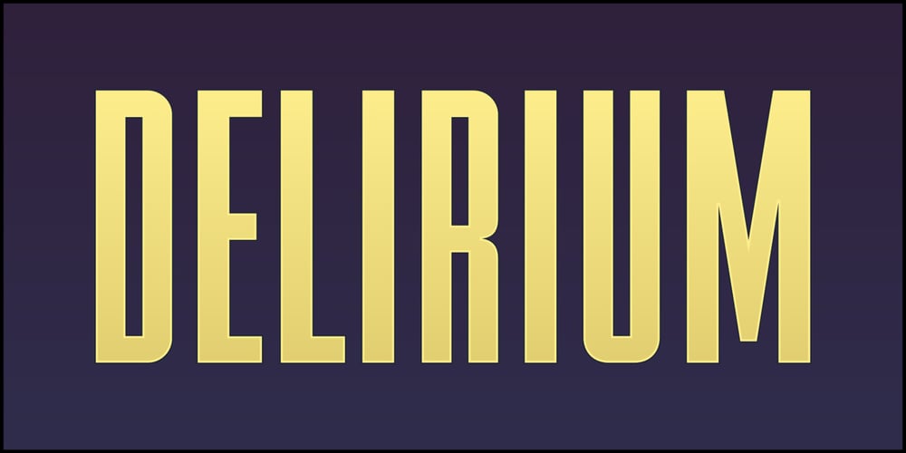 FTY DELIRIUM font