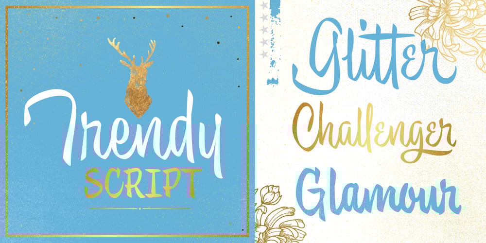 Trendy font