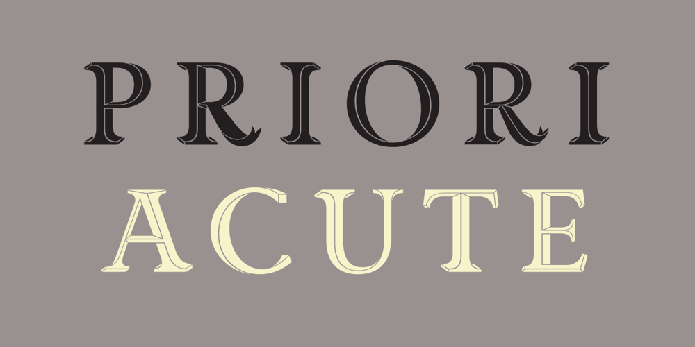 Priori Acute font