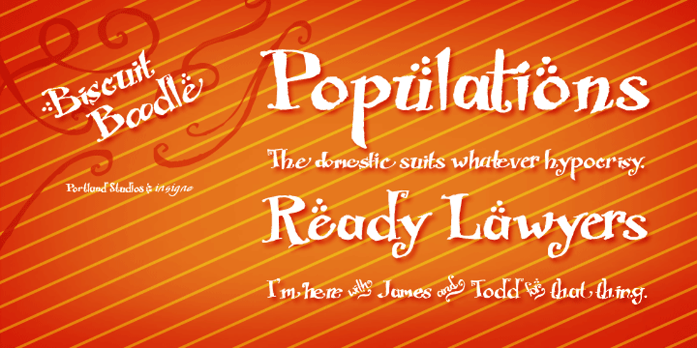 Biscuit Boodle font