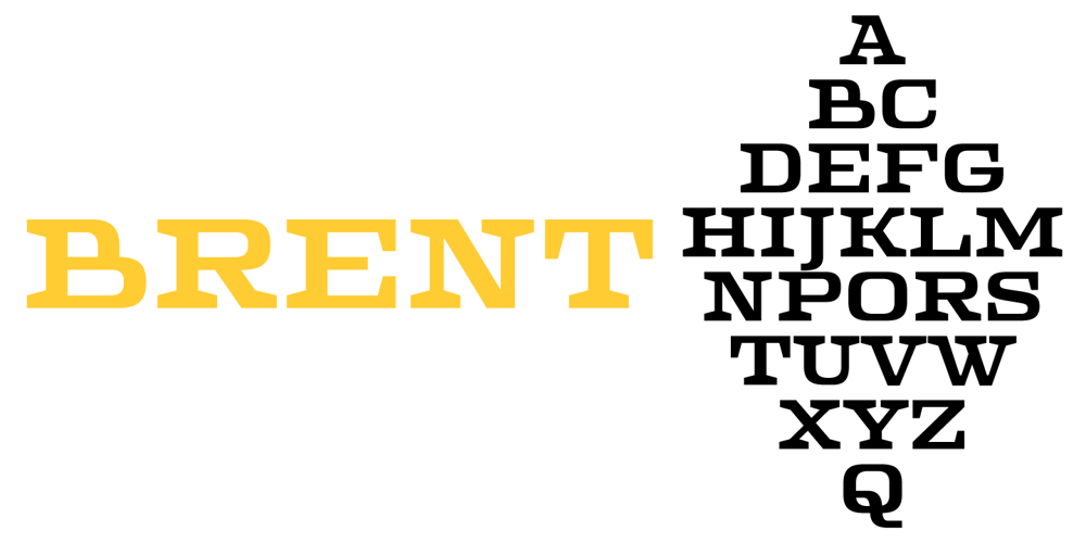 Brent 4F font