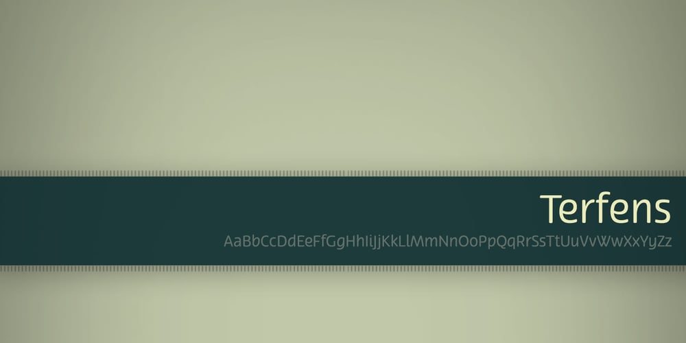 Terfens font