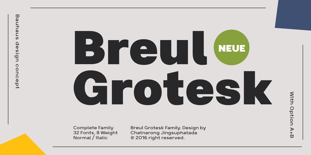 Breul Grotesk font