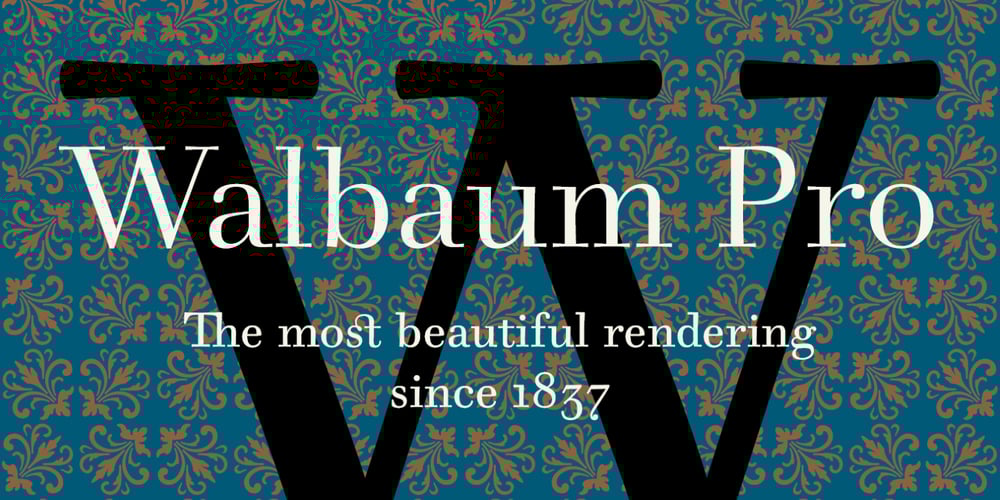 Walbaum 2010 Pro font