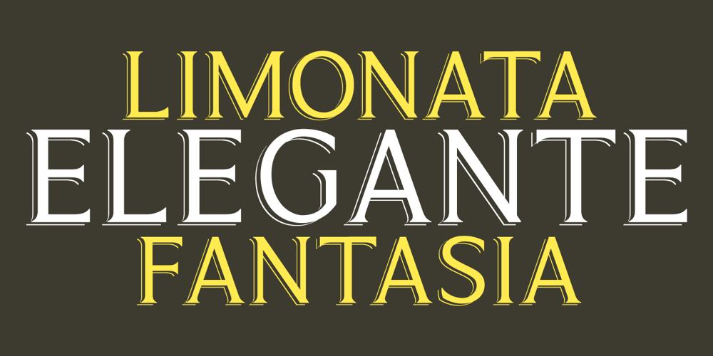 Limonata font