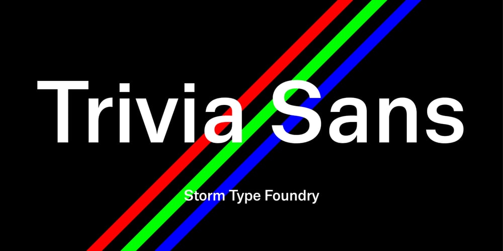 Trivia Sans font