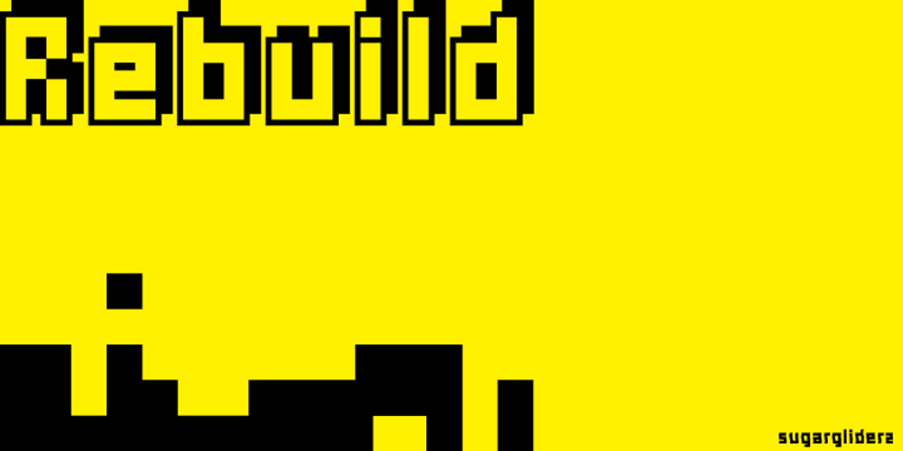 Rebuild Square font