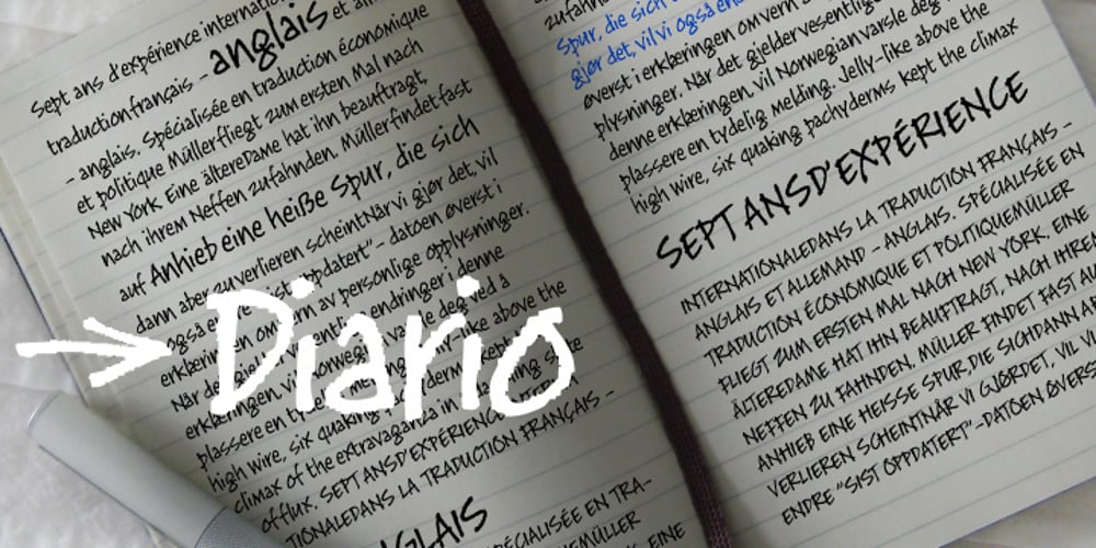 Diario font