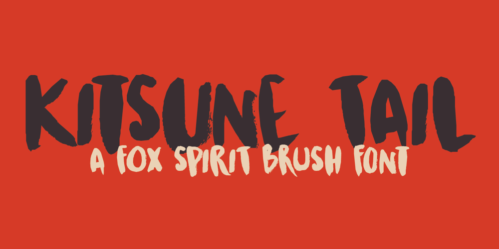 Kitsune Tail font