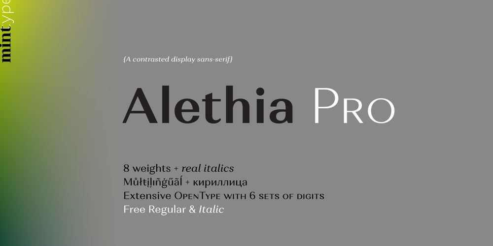 Alethia Pro font
